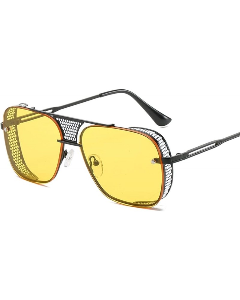 Metal Box Men and Women Outdoor Vacation Sunglasses (Color : D, Size : 1) 1 G $15.05 Designer