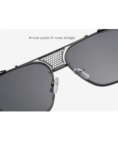 Metal Box Men and Women Outdoor Vacation Sunglasses (Color : D, Size : 1) 1 G $15.05 Designer