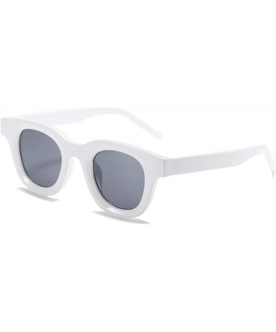 Oval Men's and Women's Small Frame Fashion Decoration Sunglasses (Color : 2, Size : 1) 1 9 $14.98 Designer