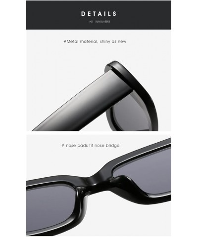 Men and Women Retro Sunglasses Small Frame Outdoor Vacation Sunglasses (Color : D, Size : 1) 1 E $9.26 Designer