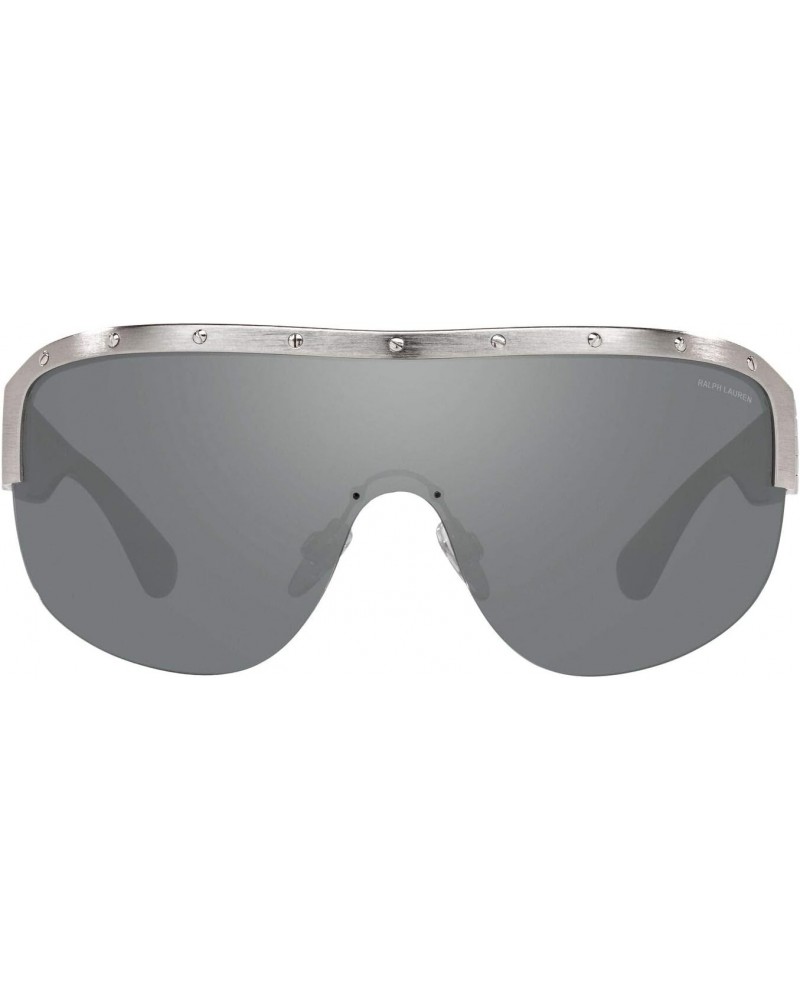 Women's RL7070 Aviator Sunglasses, Shiny Silver/Grey Mirror, 42 mm $55.65 Aviator