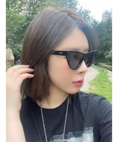 Cat Eye Fashion Outdoor Vacation Sunglasses for Men and Women (Color : 1, Size : 1) 1 3 $18.14 Designer