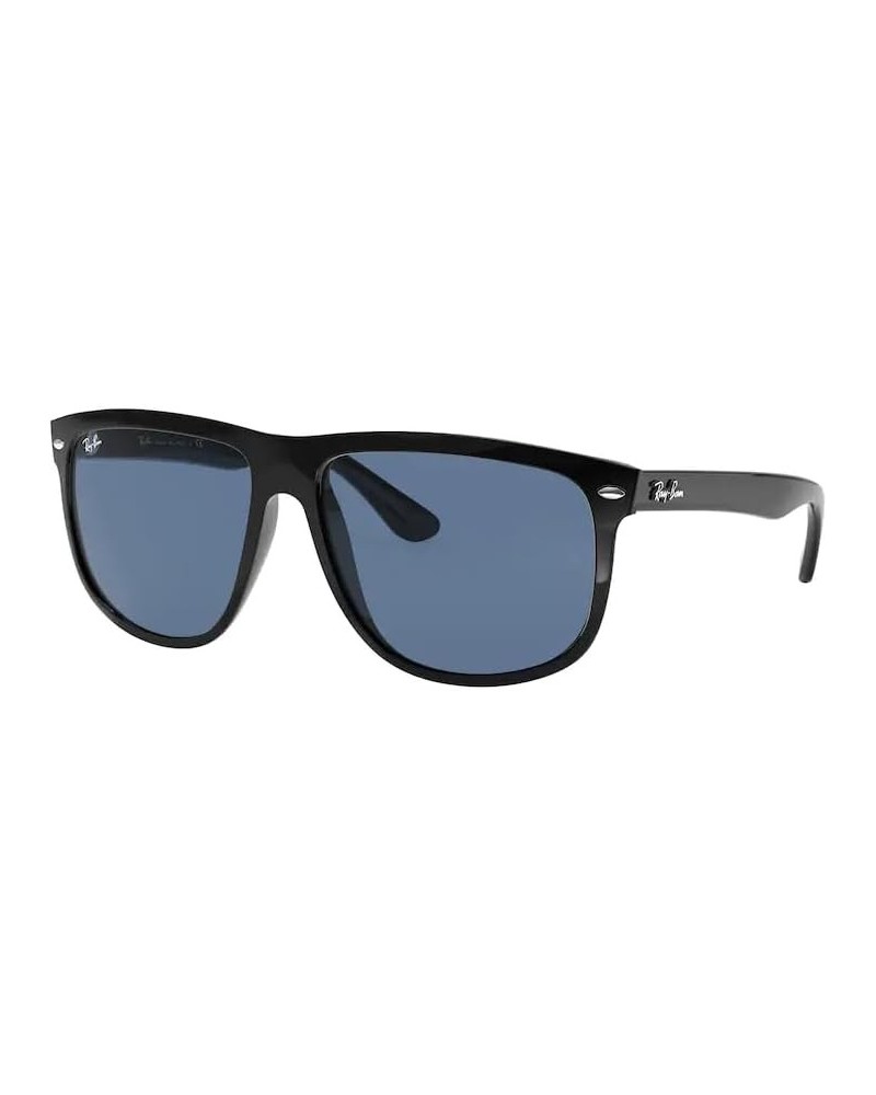 RB4147 Sunglasses For Men For Women+ BUNDLE with Designer iWear Eyewear Care Kit Black / Dark Blue $46.97 Wayfarer