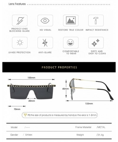 Frameless Large Frame Woman Party Prom Outdoor vacation fashion driving Sunglasses D $20.30 Designer