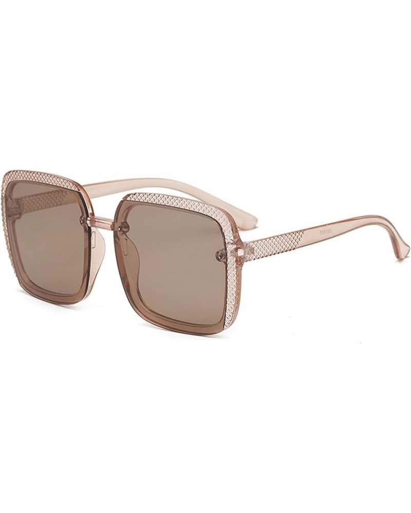 Fashion Woman Beach Sunglasses Outdoor Vacation Square Fashion Sunglasses (Color : F, Size : 1) 1 F $15.97 Designer