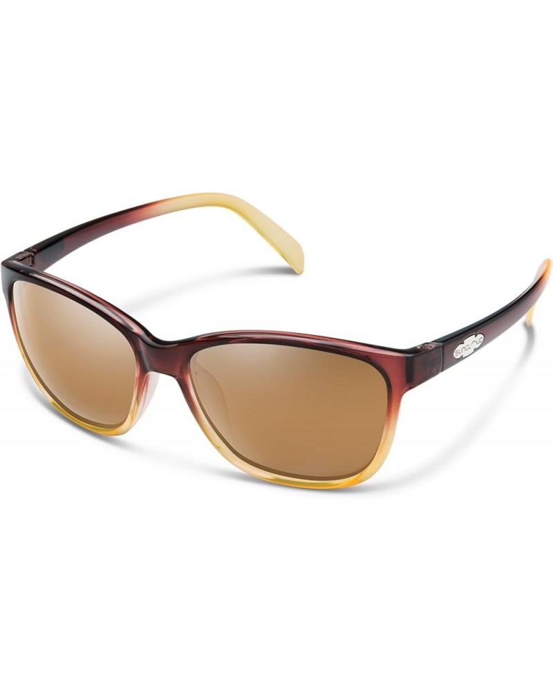 Men's Contemporary Sunglasses Brown Fade / Polarized Sienna Mirror $28.78 Sport