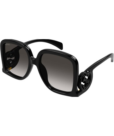 GG1326S Black/Grey Shaded 58/19/140 women Sunglasses $93.42 Square