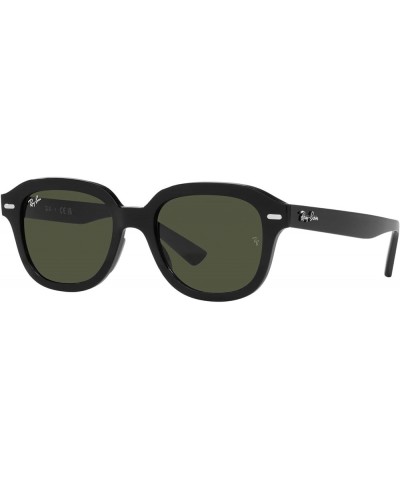 Women's Rb4398 Erik Square Sunglasses Black/Green $71.21 Square