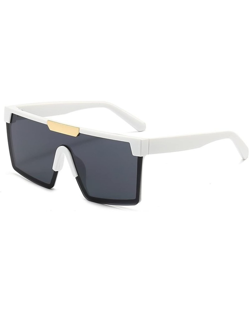 Large Frame Driving Sports Sunglasses Men and Women Fashion Decorative Sunglasses (Color : 4, Size : 1) 1 6 $15.20 Sport