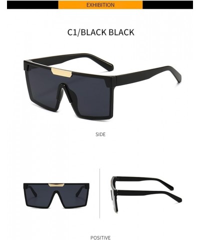 Large Frame Driving Sports Sunglasses Men and Women Fashion Decorative Sunglasses (Color : 4, Size : 1) 1 6 $15.20 Sport