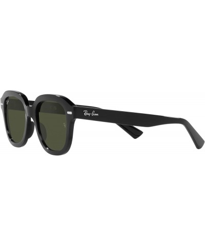 Women's Rb4398 Erik Square Sunglasses Black/Green $71.21 Square