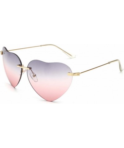 Womens Retro Love Ocean Heart Shapes Sunglasses C4 $12.27 Oval