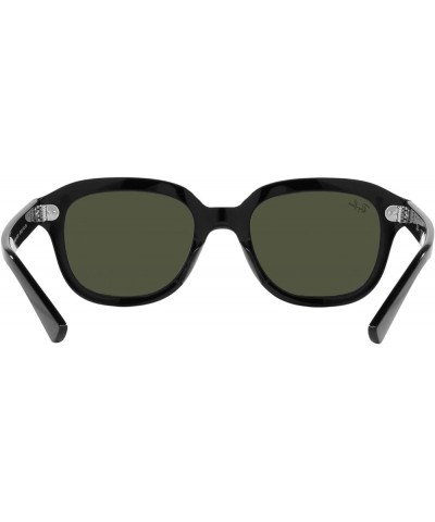 Women's Rb4398 Erik Square Sunglasses Black/Green $71.21 Square