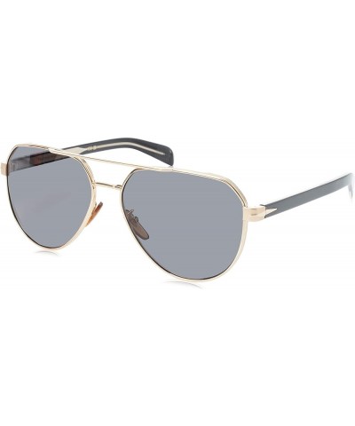 Women's Modern Sunglasses Rhl/Ir Gold Black $48.24 Designer