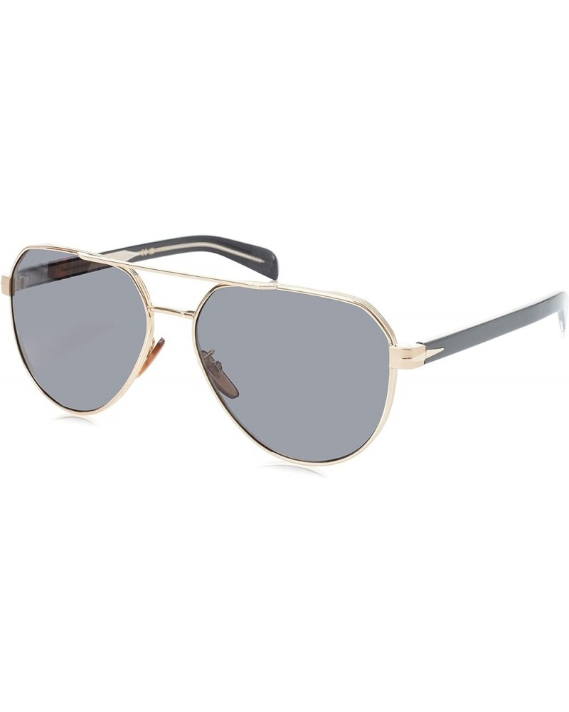 Women's Modern Sunglasses Rhl/Ir Gold Black $48.24 Designer