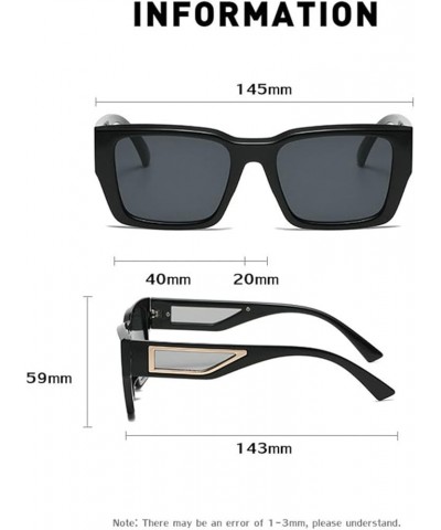 Vintage Cat Eye Sunglasses Women Fashion Polarized Gradient Trending square Sun Glasses Men Shades UV400 Black White $11.21 S...