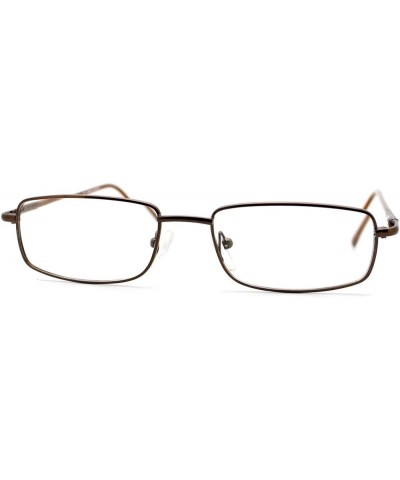 Magnified Reading Glasses Rectangle Metal Spring Hinge Various Strength Black $7.53 Rectangular