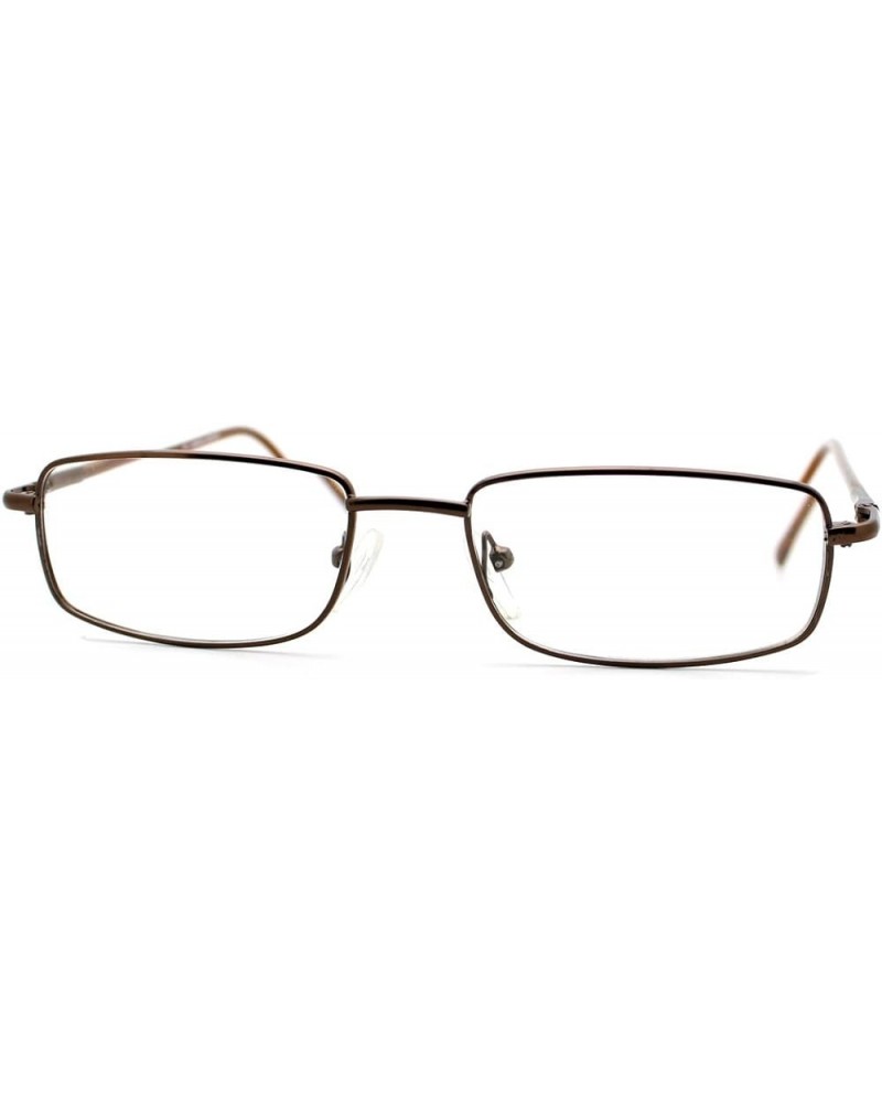 Magnified Reading Glasses Rectangle Metal Spring Hinge Various Strength Black $7.53 Rectangular