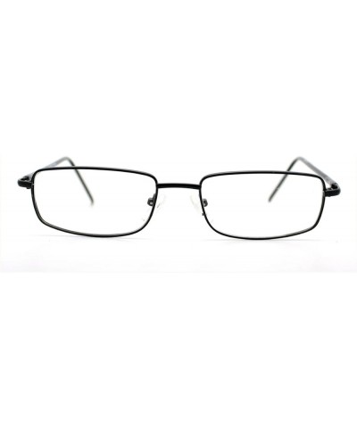 Magnified Reading Glasses Rectangle Metal Spring Hinge Various Strength Black $7.53 Rectangular