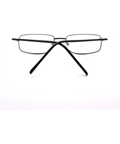 Magnified Reading Glasses Rectangle Metal Spring Hinge Various Strength Black $7.53 Rectangular