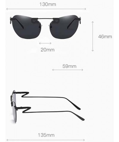 Metal Sunglasses for Men and Women, Party Glasses for Vacation Beach Street Shooting (Color : F, Size : Medium) Medium E $27....