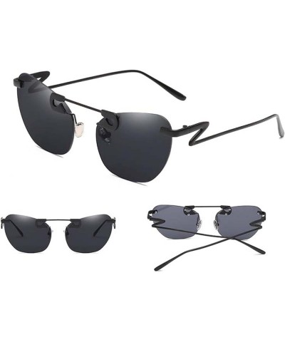 Metal Sunglasses for Men and Women, Party Glasses for Vacation Beach Street Shooting (Color : F, Size : Medium) Medium E $27....