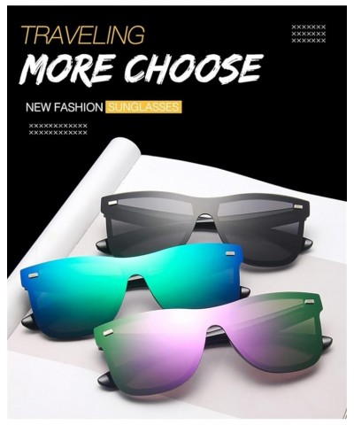 Fashion Female Large-Frame Sunglasses Outdoor Vacation Photo Decorative Sunglasses (Color : F, Size : 1) 1 D $11.21 Designer