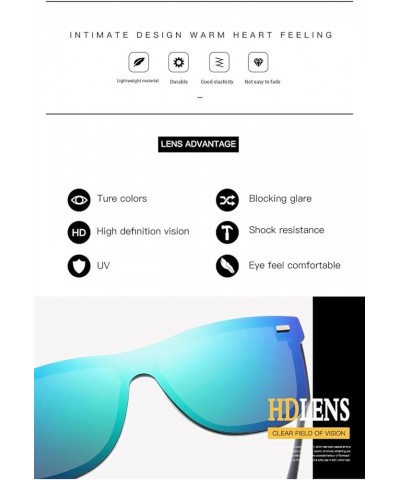 Fashion Female Large-Frame Sunglasses Outdoor Vacation Photo Decorative Sunglasses (Color : F, Size : 1) 1 D $11.21 Designer