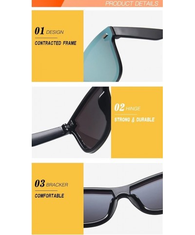 Fashion Female Large-Frame Sunglasses Outdoor Vacation Photo Decorative Sunglasses (Color : F, Size : 1) 1 D $11.21 Designer