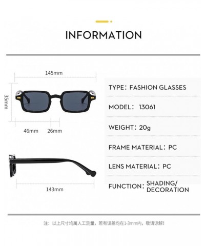 Hip Hop Fashion Men and Women Sunglasses Outdoor Vacation Sports Sunglasses (Color : D, Size : 1) 1 E $12.60 Sport