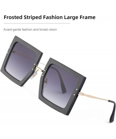 Retro Box Men and Women Street Sunglasses Outdoor Vacation Beach Glasses (Color : B, Size : Medium) Medium F $16.99 Designer