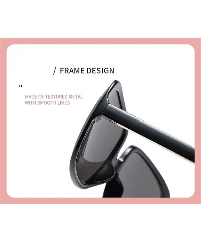 Men and Women Street Photography Outdoor Sunglasses (Color : H, Size : Medium) Medium E $15.82 Designer