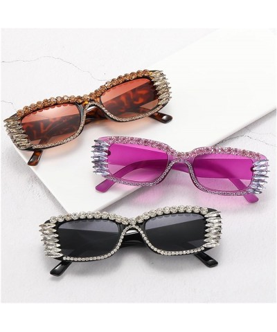 Fashion Women Small Frame Sunglasses Vintage Outdoor Vacation UV400 Sunglasses Gift B $19.71 Designer