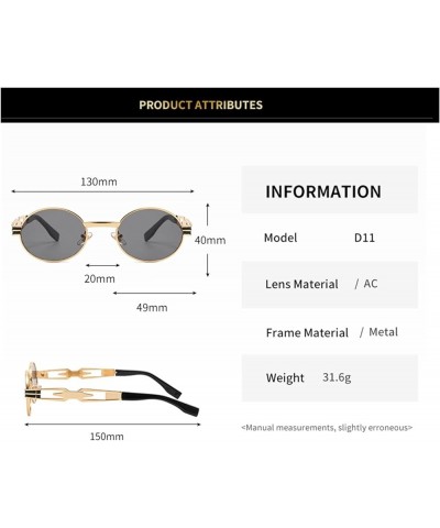 Fashion Sunglasses for Men and Women Outdoor Vacation Sunshade Glasses (Color : D, Size : Medium) Medium G $19.10 Designer