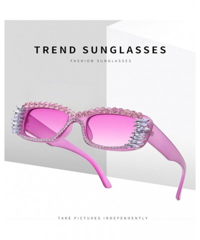 Fashion Women Small Frame Sunglasses Vintage Outdoor Vacation UV400 Sunglasses Gift B $19.71 Designer