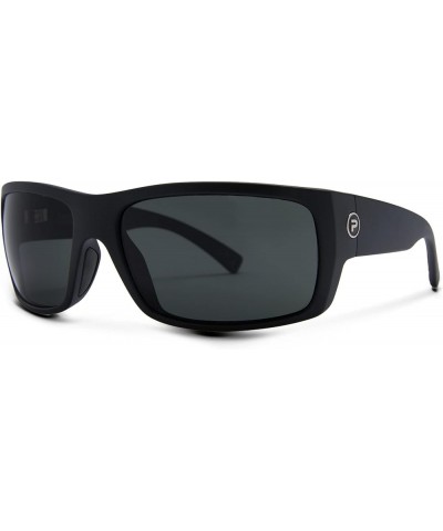 Fish Whistle - Polarized Mineral Glass Fishing Sunglasses Black - Grey $86.58 Shield