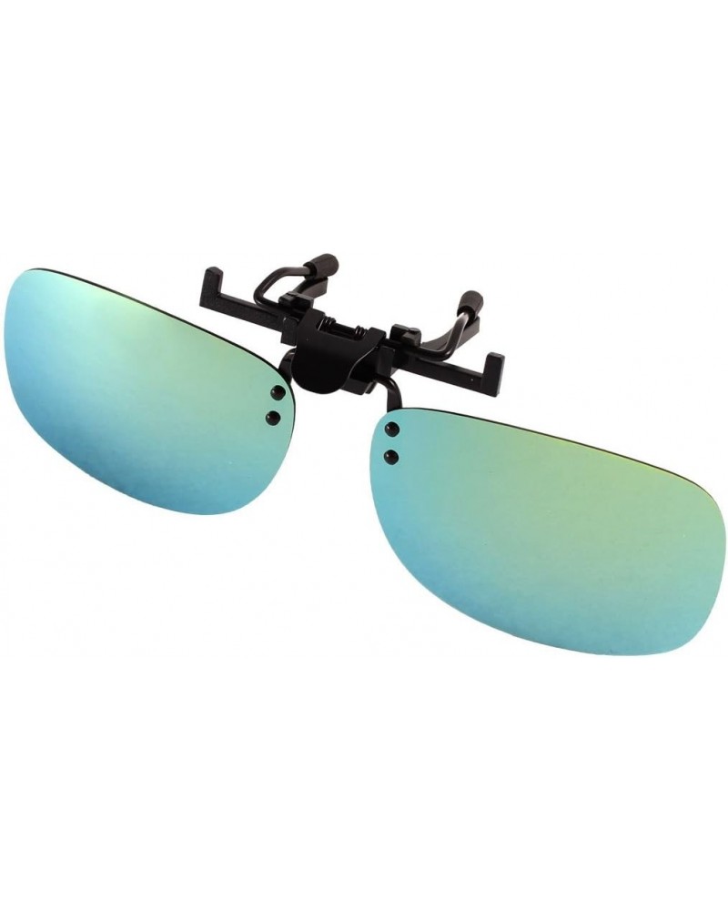 Qtqgoitem Unisex Fishing Olive Green Lens Rimless Clip On Polarized Sunglasses (Model: 211 b0d 0ee 998 436) $8.46 Rimless