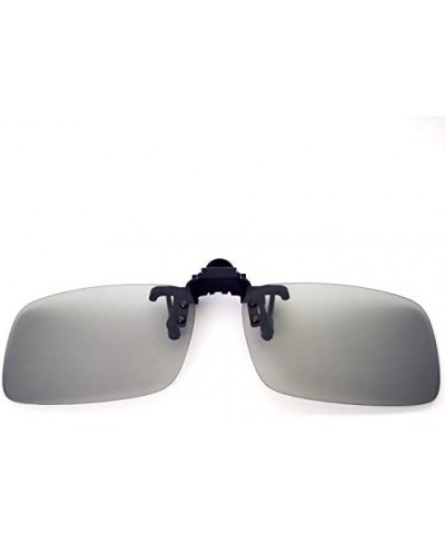 Photochromic Polarized Sunglasses Clip Men Black $8.40 Rimless