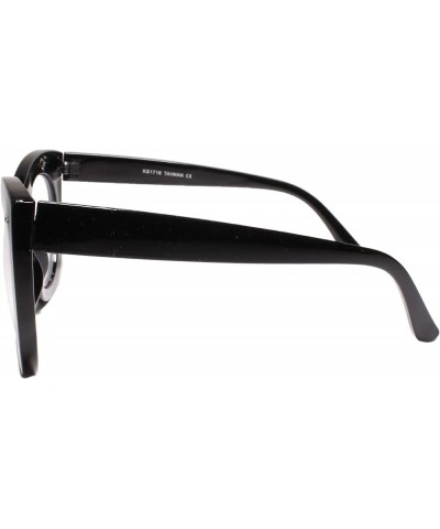 Womens Oversized Exaggerated Retro Cat Eye Clear Lens Eye Glasses Black $10.61 Cat Eye