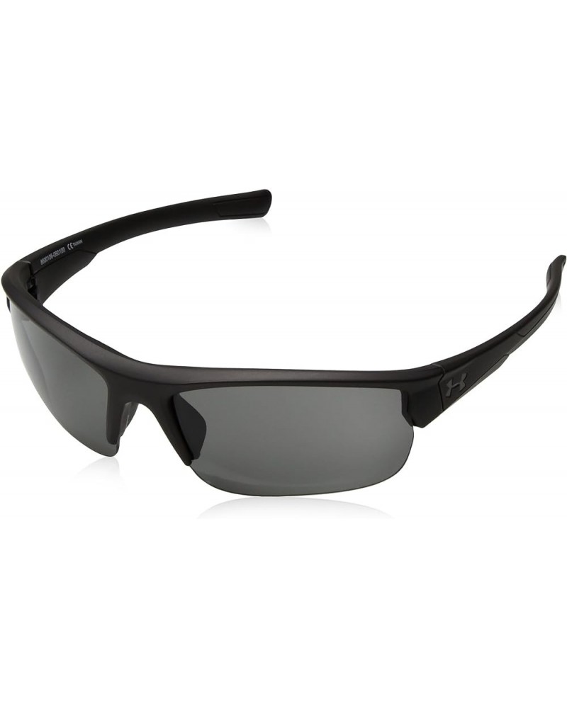 Women's Propel Wrap Sunglasses Satin Carbon / Gray $69.75 Sport