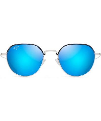 Island Eyes W/Patented Polarizedplus2 Lenses Round Sunglasses Matte Silver/Blue Hawaii $131.57 Round