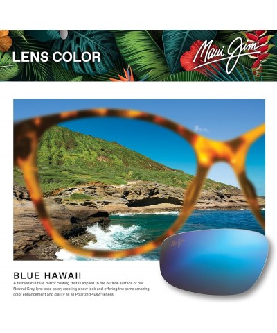 Island Eyes W/Patented Polarizedplus2 Lenses Round Sunglasses Matte Silver/Blue Hawaii $131.57 Round