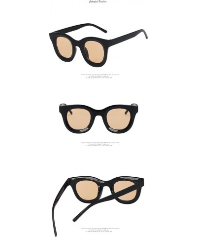 Fashion Retro Small Frame Street Shooting Sunglasses for Men and Women Outdoors (Color : G, Size : 1) 1A $15.53 Designer