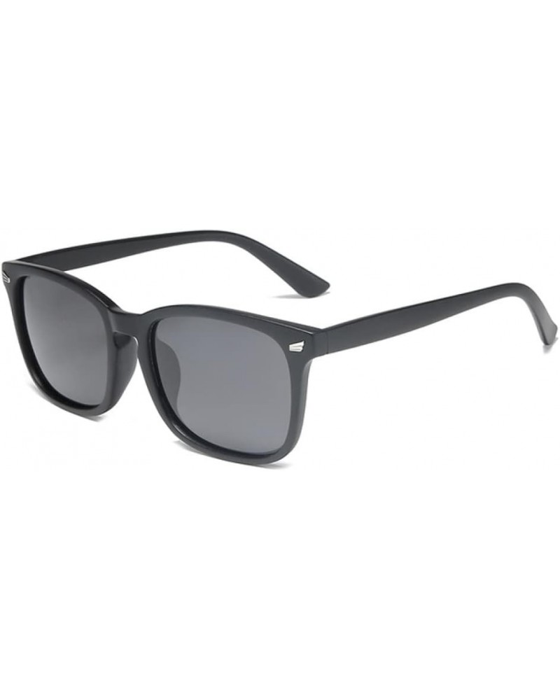 Unisex Polarized Retro Classic Trendy Square Sunglasses for Men Women Driving Sun glasses Sand Black Black $67.61 Sport