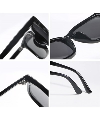 Unisex Polarized Retro Classic Trendy Square Sunglasses for Men Women Driving Sun glasses Sand Black Black $67.61 Sport