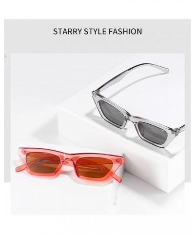 Fashion Small Frame Men and Women Sunglasses Outdoor Sun Shading (Color : E, Size : Medium) Medium F $15.57 Designer