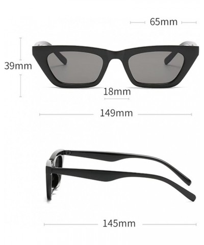 Fashion Small Frame Men and Women Sunglasses Outdoor Sun Shading (Color : E, Size : Medium) Medium F $15.57 Designer