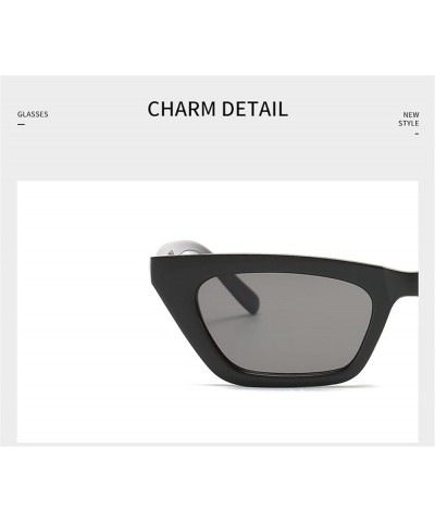 Fashion Small Frame Men and Women Sunglasses Outdoor Sun Shading (Color : E, Size : Medium) Medium F $15.57 Designer