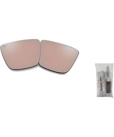 Rinconcito 6S9016 Replacement Lenses for Men for Women + BUNDLE with Designer iWear Care Kit 90 Copper Silver Mirror 580g Gla...