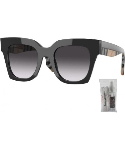 Kitty BE4364 Square Sunglasses for Women + BUNDLE With Designer iWear Eyewear Kit Black/Grey Gradient $62.70 Square